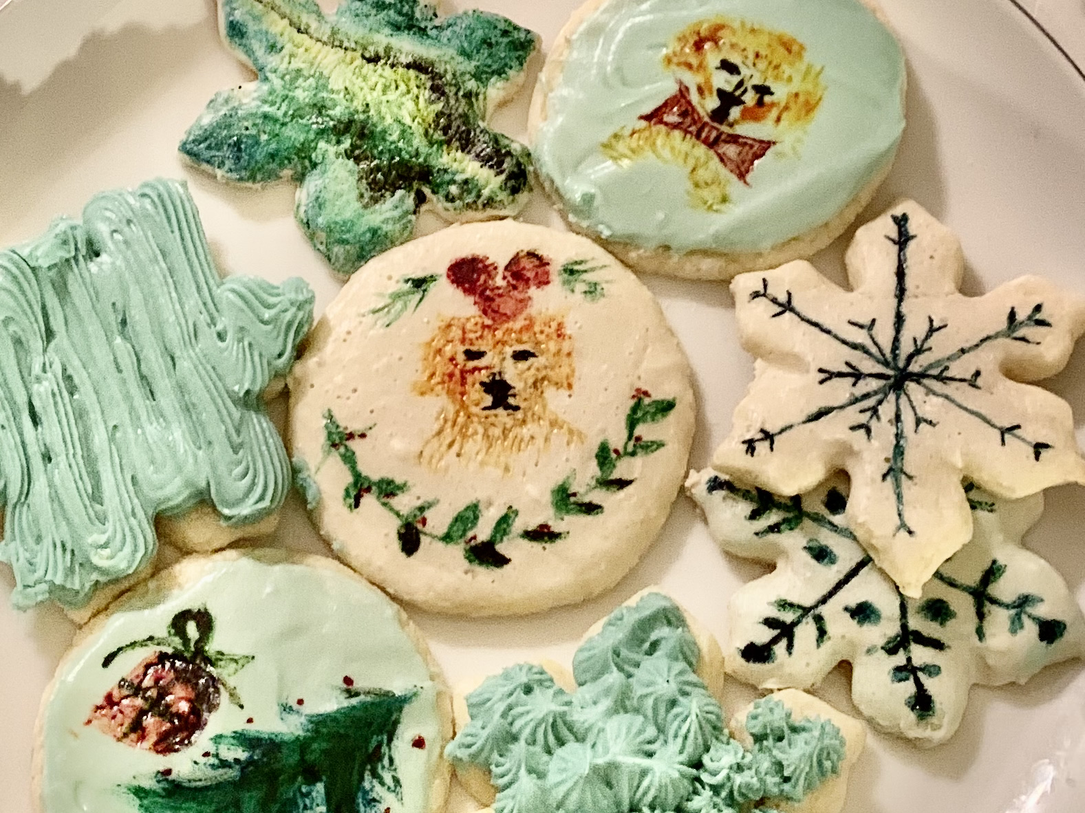 Sugar Cookies with Cream Cheese Frosting